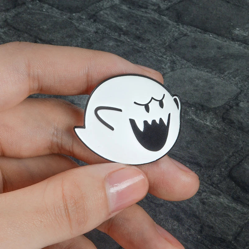 Super Pins Boo Brooches Badges Hard enamel pin