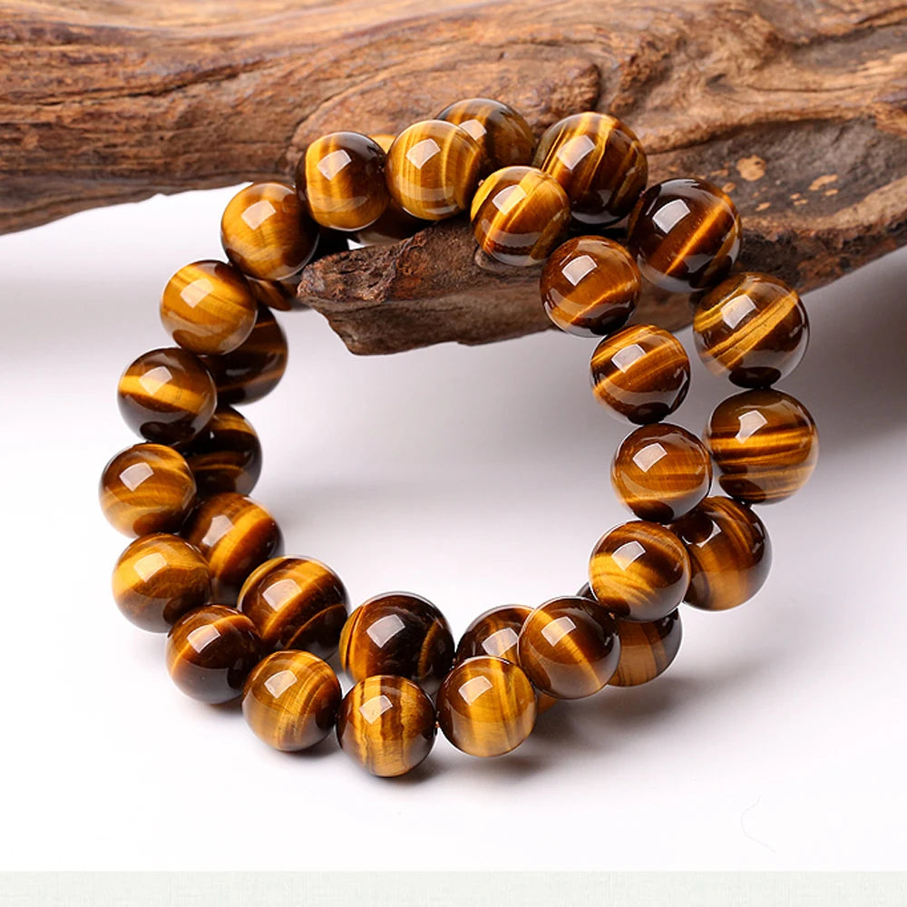 Natural Tiger's eye Stone Bracelets & Bangle for Women and Men Bracelets